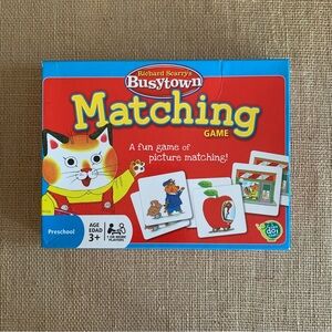 RICHARD SCARRY’s Busytown Matching Game Preschool Ages 3+